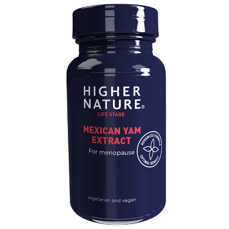 Higher Nature - Mexican Yam Extract - for Menopause - Vegetarian & Vegan - 90 Capsules - BeesActive Australia