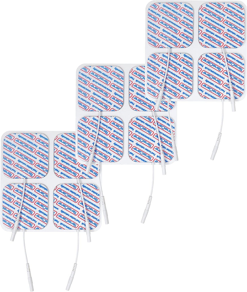 TensCare Superior Electrode Pads - Perfect for TENS, EMS and IFT Units (3 Packs of 4 Electrodes) - BeesActive Australia