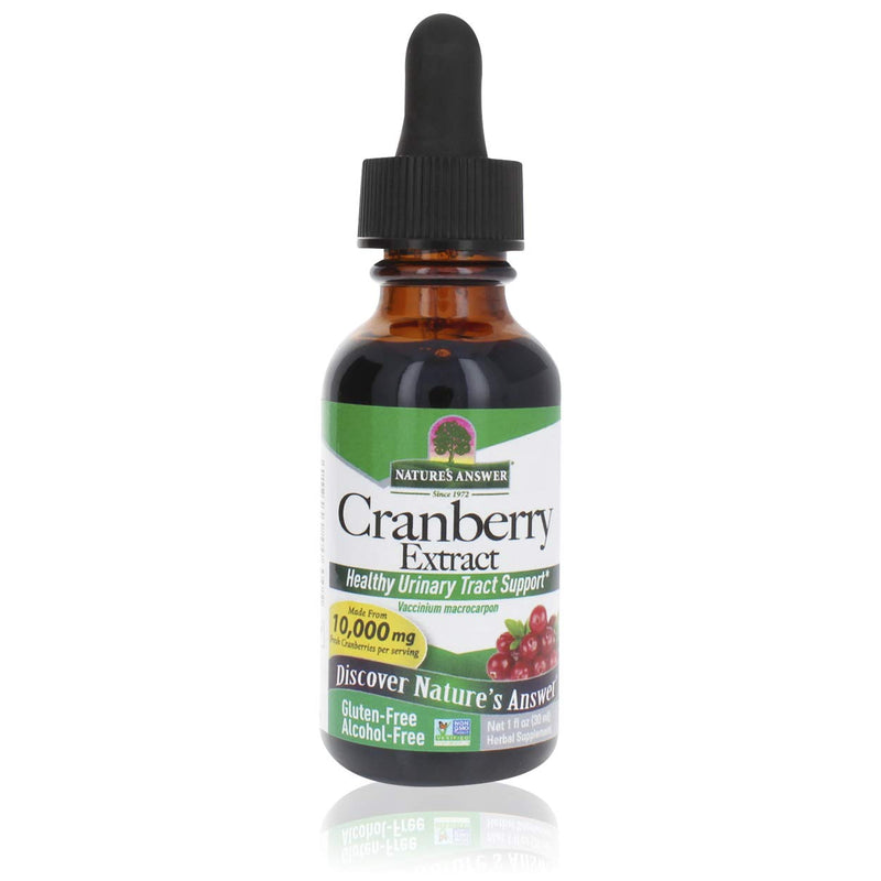 Nature's Answer - Cranberry - 30ml - Natural Herbal Extract - Supports Urinary Tract Health & Overall Well-Being - BeesActive Australia