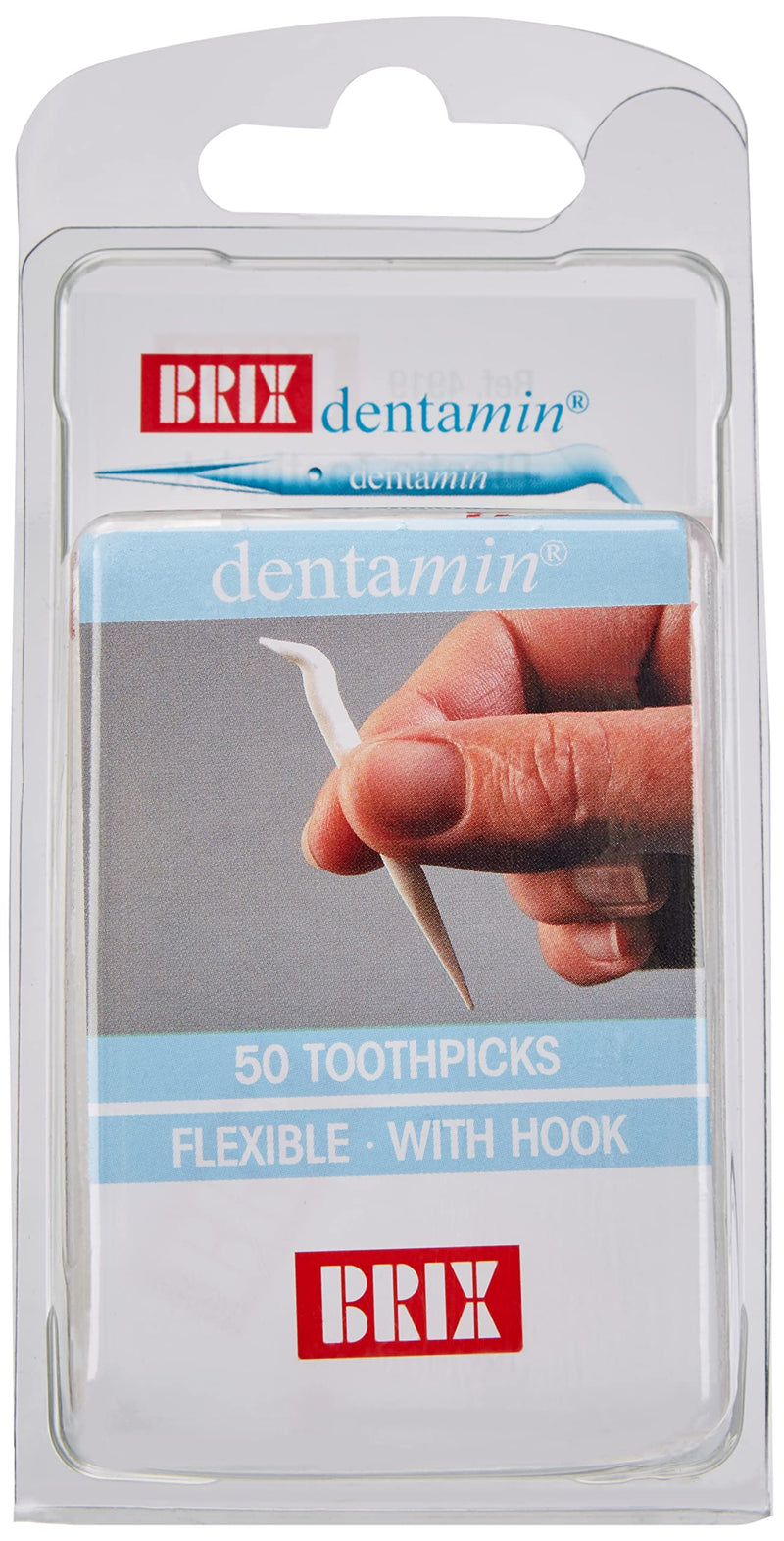 BRIX Dentamin Toothpicks (Pack of 50) White - BeesActive Australia