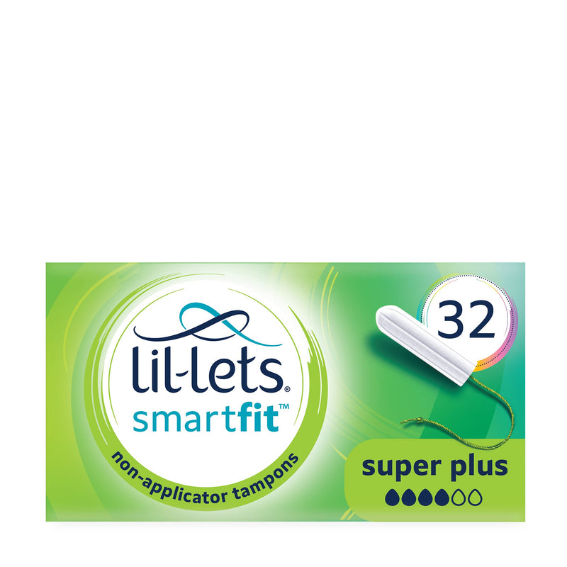 Lil-Lets SmartFit Super Plus Non-Applicator Tampons - pack of 32 Size Super Plus, 32 Count - BeesActive Australia