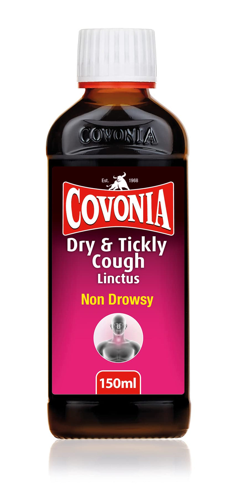 Covonia Dry & Tickly Cough Linctus 150ml soothing relief of dry coughs and sore throats - BeesActive Australia