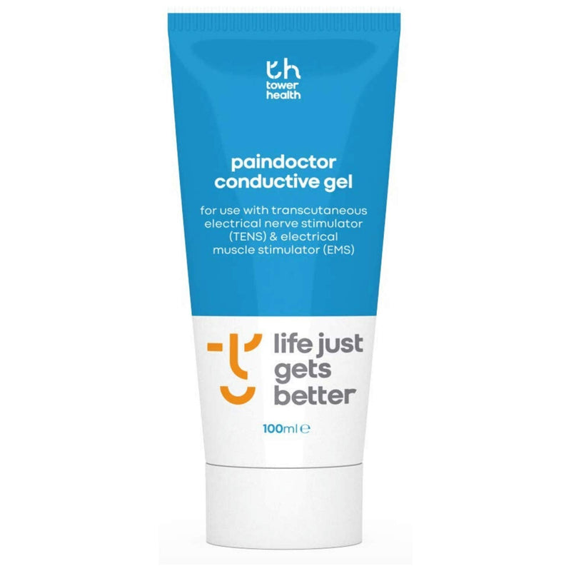 Paindoctor Conductive Gel | Improve Conductivity for Best Stimulation and Results - Attach Electrodes that Have Lost Their Self-adhesive Properties | To Be Used with TENS and EMS Electrodes | New Size 100ml - BeesActive Australia