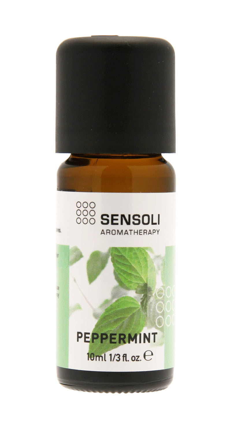 SENSOLI Peppermint Essential Oil 10ml - Pure and Natural Essential Oil for Aromatherapy and Diffusers 10 ml (Pack of 1) - BeesActive Australia