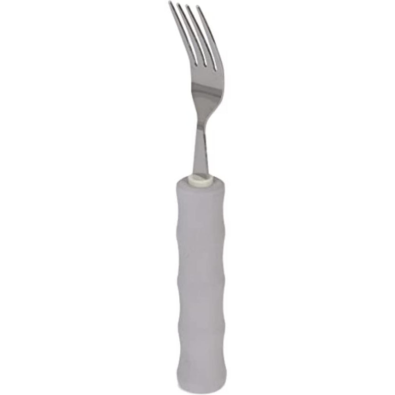 Homecraft Lightweight Foam Handled Cutlery, Fork (Eligible for VAT Relief in the UK) For Elderly, Disabled, Arthritis, and Weak Grip, Adaptive Dining Utensil, Large Handle Silverware with Good Grips Single - BeesActive Australia