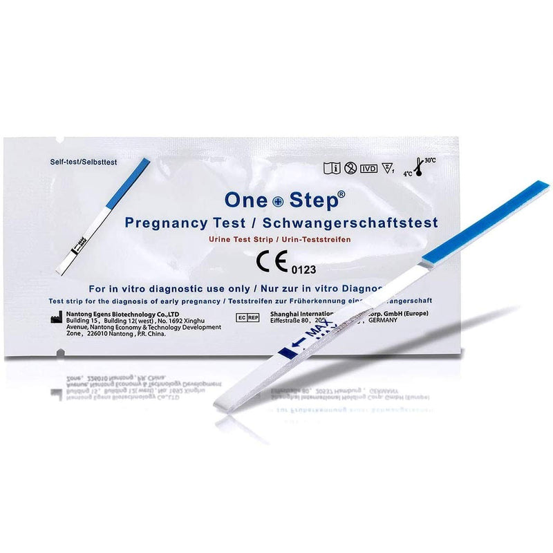 One Step: 10 x Ultra Early - 10mIU Wide Width Pregnancy Test Strips (Tests up to 6 Days Earlier) - BeesActive Australia