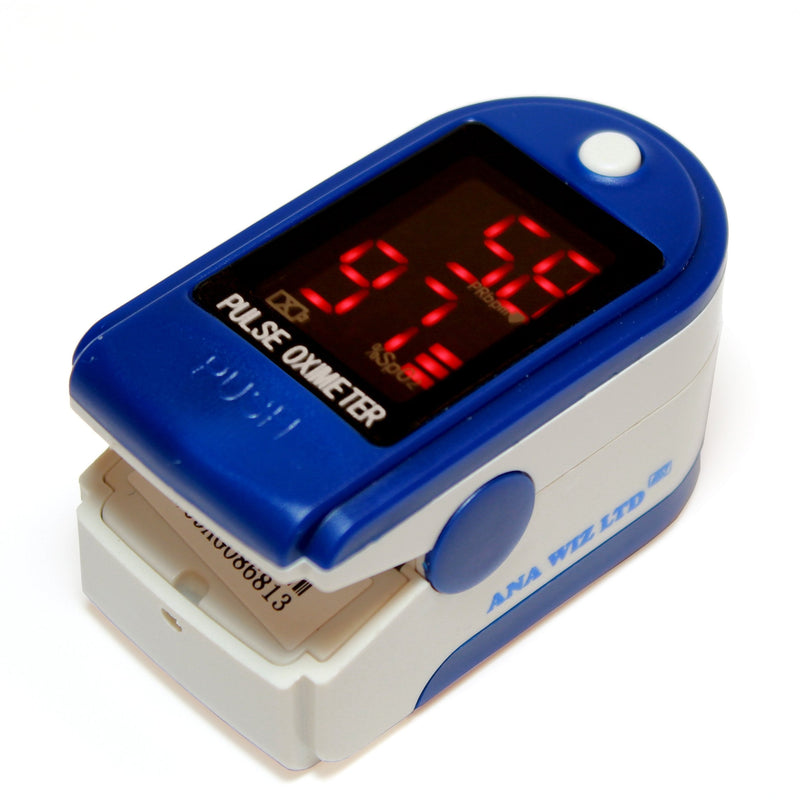 Anapulse ANP100 Finger Pulse Oximeter With LED Display (Includes Carrycase, Batteries and Lanyard) - BeesActive Australia