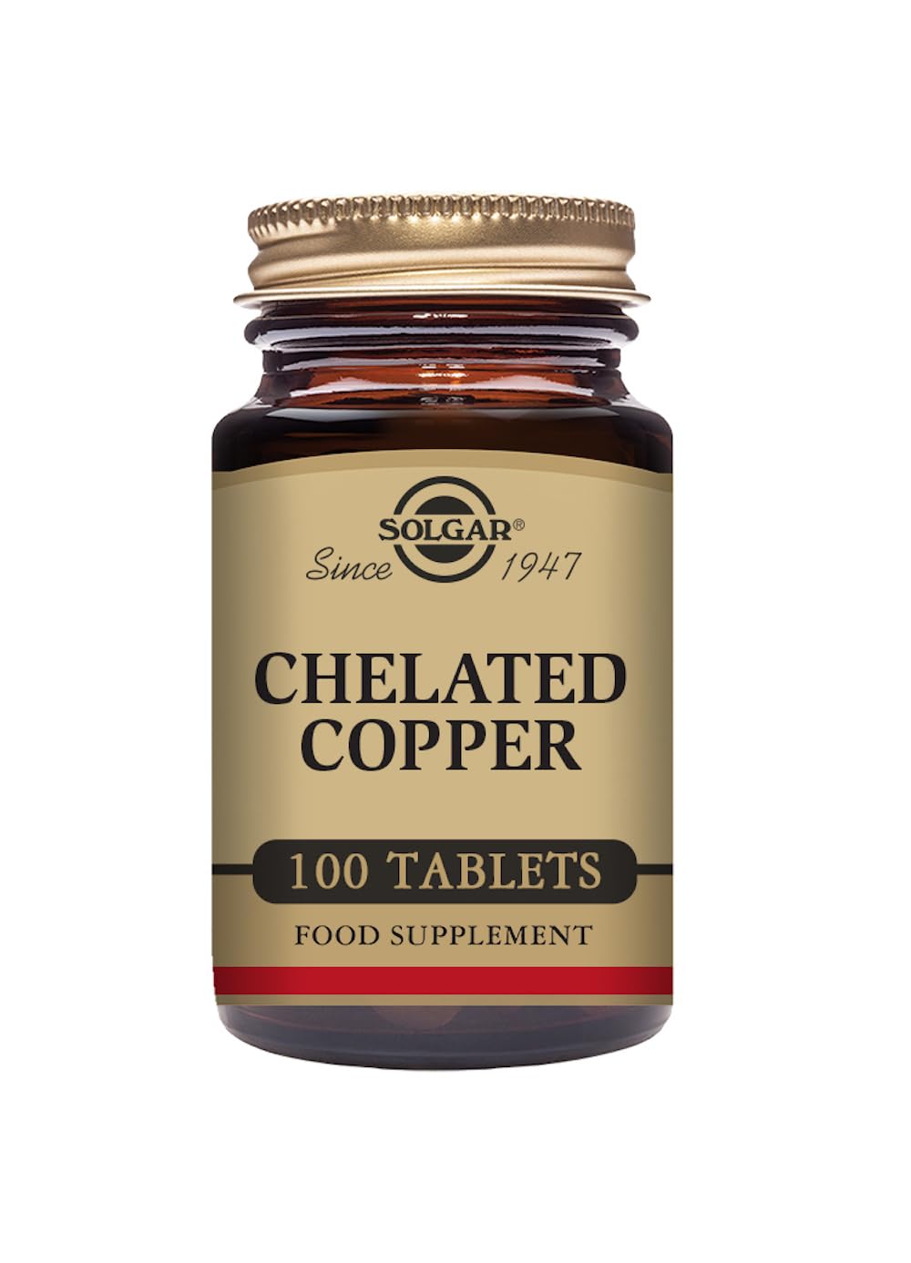 Solgar Chelated Copper Tablets - Pack of 100 - Supports Immunity - For Healthy Hair and Skin - Vegan and Gluten Free - BeesActive Australia