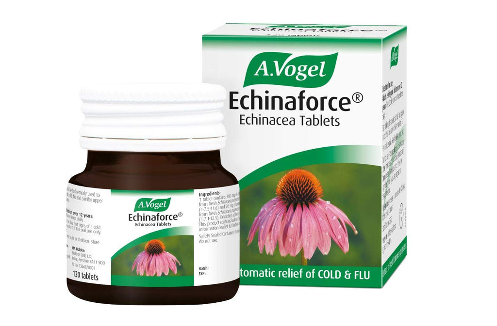 A.Vogel Echinaforce Echinacea Tablets | Relieves Cold & Flu Symptoms by Strengthening the Immune System | 120 Tablets - BeesActive Australia