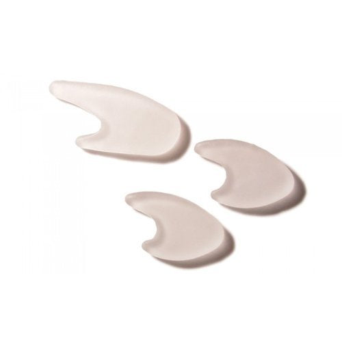 GelX All Gel Toe Separator Medium (2nd/3rd or 3rd/4th Toe) -2 in Each Pack- Clear, Discreet & Moisturises M (Pack of 2) - BeesActive Australia