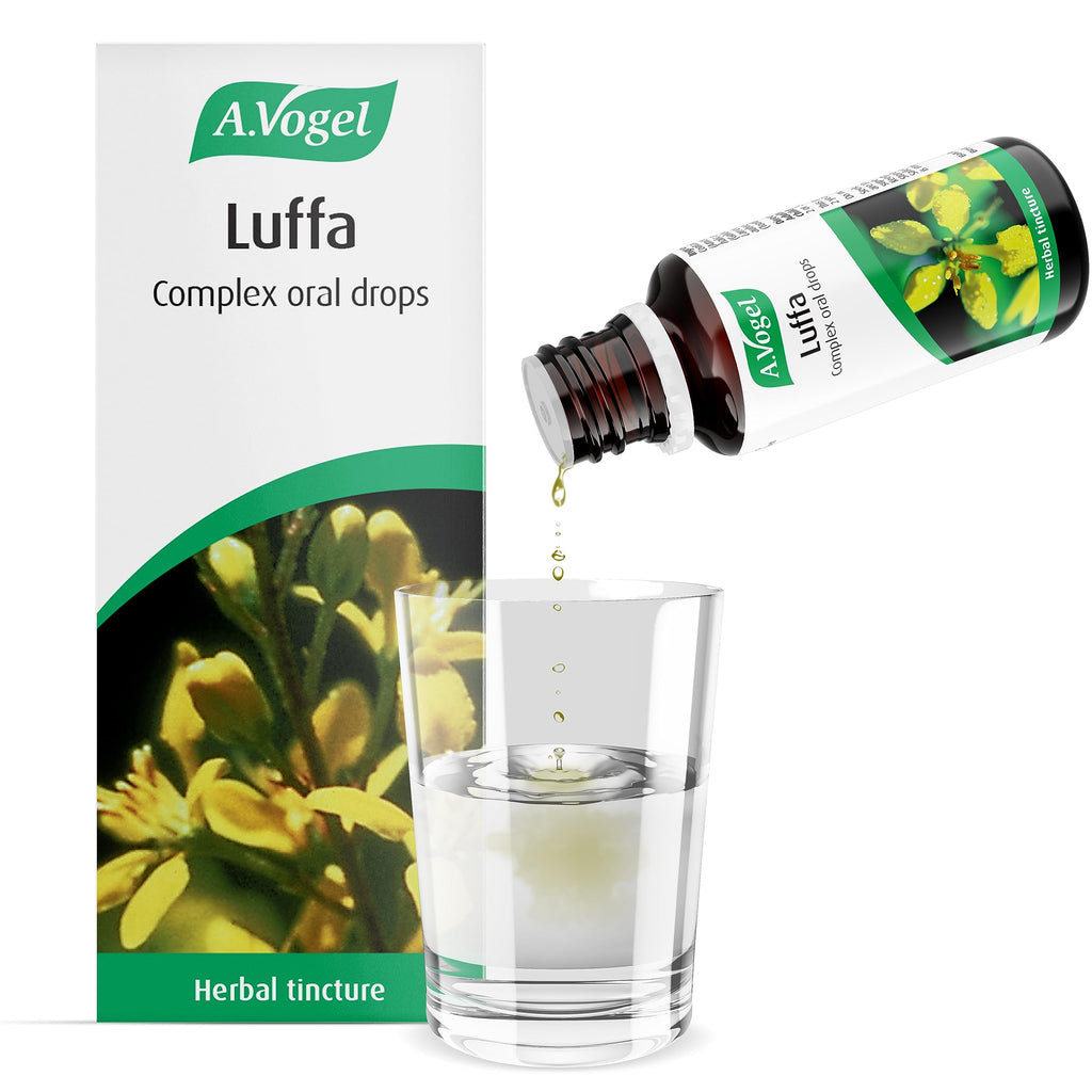A.Vogel Luffa Complex Drops | Herb Tincture | Extract of 7 Tropical Herbs Including Luffa | Suitable for Vegans | 50ml - BeesActive Australia