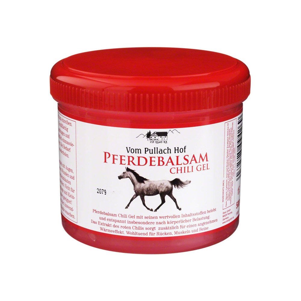 Pferdebalsam Chilli Gel � A Powerful Massage Gel for Back and Joint Pain, Sprains, Strains, Muscle Aches that Totally Relaxes the Muscles and Relives the Stress and Fatigue � Use after an exhausting day in work or any daily workouts in the gym! � 500ml - BeesActive Australia