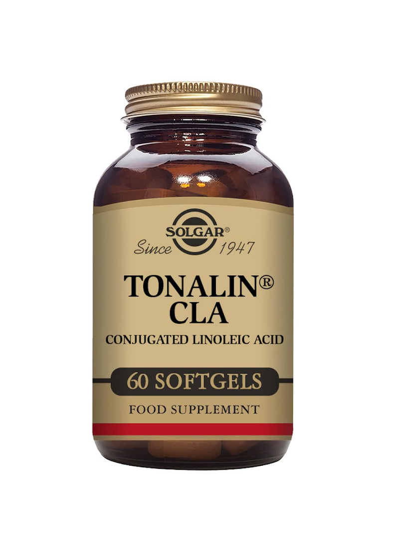 Solgar Tonalin CLA Softgels - Pack of 60 - Omega-6 Essential Fatty Acids - Derived from Safflower Seed Oil - Free from Sugar, Salt and Starch - BeesActive Australia