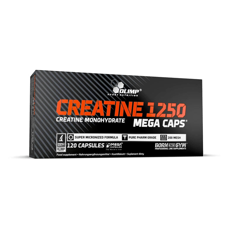 Olimp Labs Creatine 1250 Mega Capsules, 120 Capsules Unflavoured 120 Count (Pack of 1) - BeesActive Australia