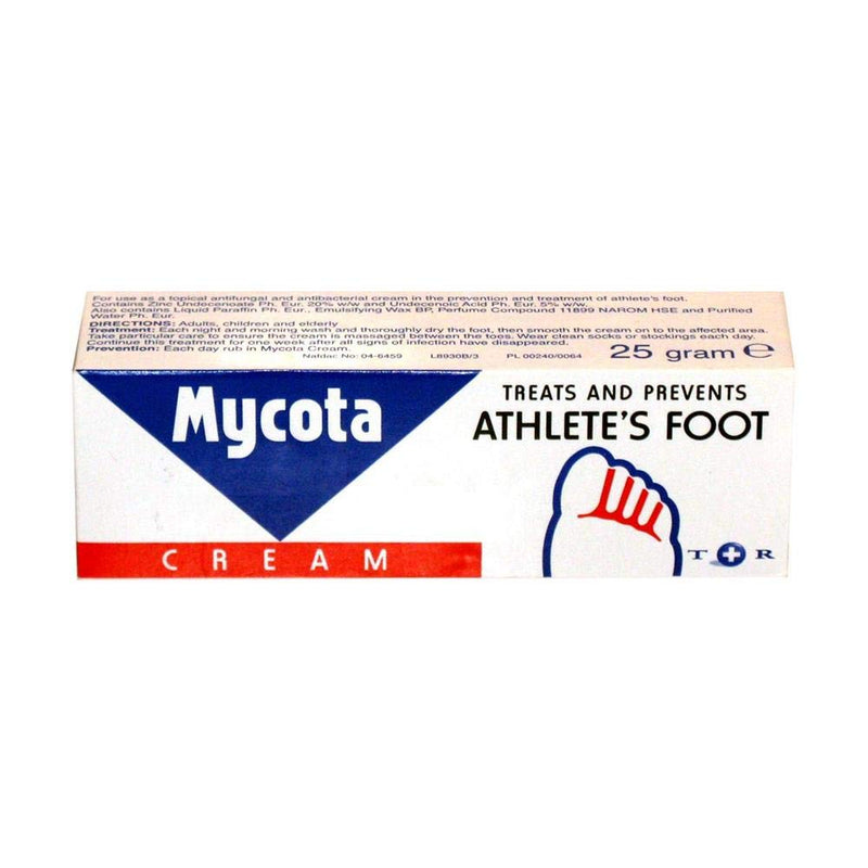 Mycota Athletes Foot Cream 30g, Treats and Prevents Athletes Foot, Anti-Fungal and Anti-Bacterial - BeesActive Australia
