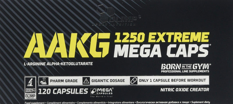 Olimp AAKG Extreme Mega Capsules - Pack of 120 Capsules - BeesActive Australia