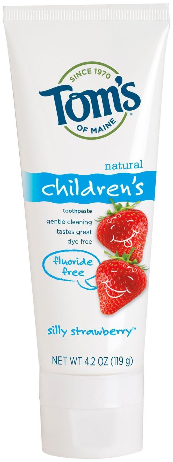 Tom's of Maine Fluoride Free Children's Toothpaste, Silly Strawberry, 4.20 oz - BeesActive Australia