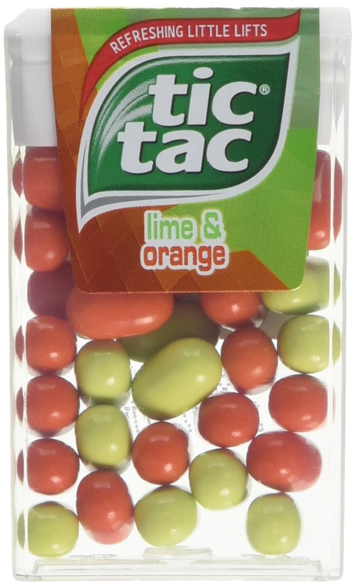 Tic Tac Lime Orange 18 g (Pack of 24) Lime and orange 18 g (Pack of 24) - BeesActive Australia