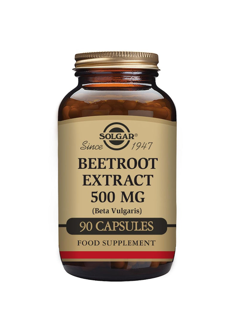 Solgar Beetroot Extract 500 mg Vegetable Capsules - Pack of 90 - Supports Red Blood Cell Production - Naturally Sourced - Vegan, Kosher and Gluten-Free - BeesActive Australia