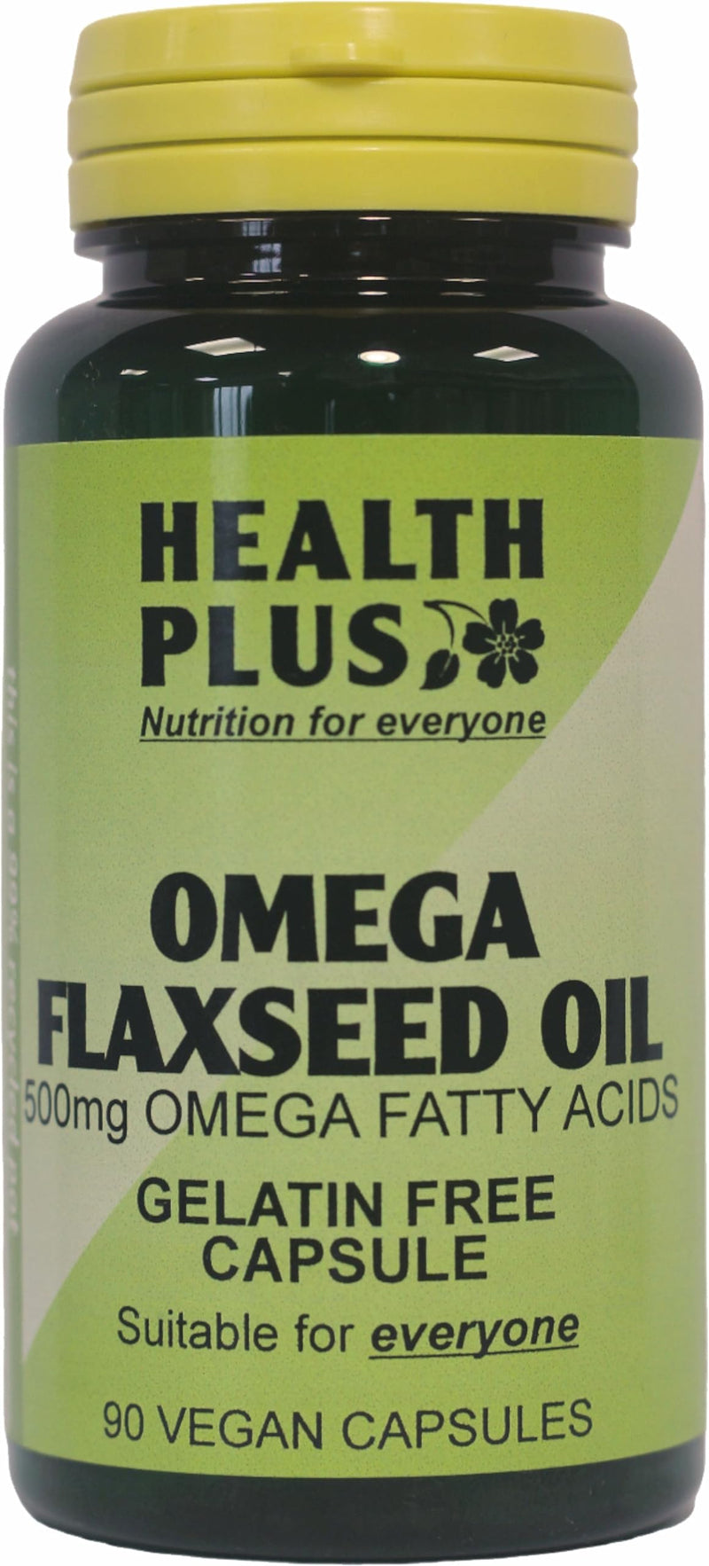 Health Plus Omega Flaxseed Oil 450mg Omega-3, Omega-6 & Omega 9 Supplement - 90 Gelatin Free Capsules - BeesActive Australia