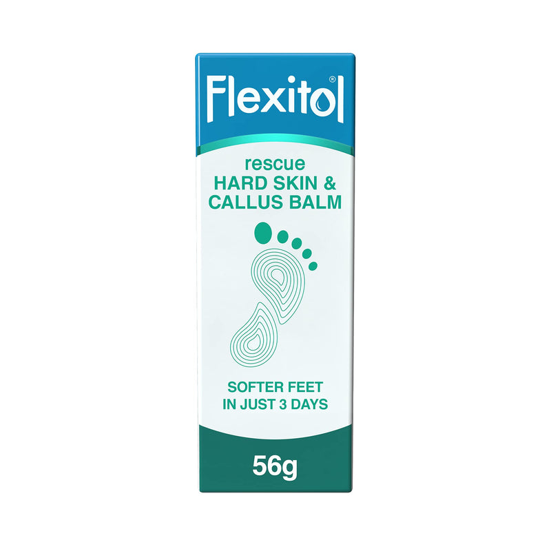 Flexitol Rescue Hard Skin and Callus Balm 56g, Softening Foot Cream with Glycolic and Salicylic Acid, Suitable for Diabetics - BeesActive Australia