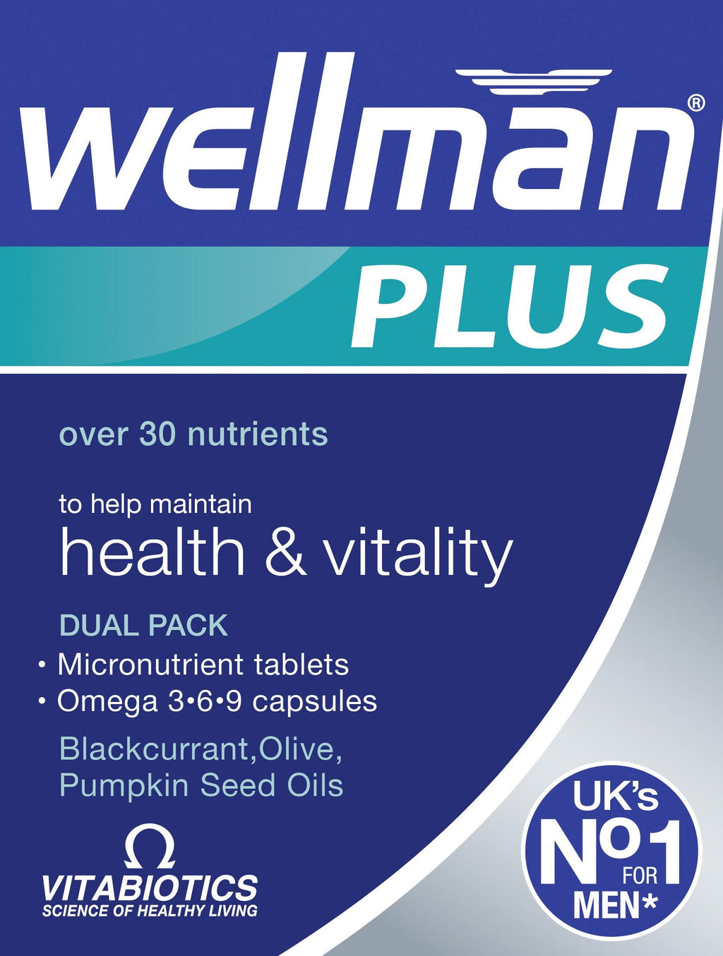 Wellman Plus Vitamins. UK's No.1 for Men. Comprehensive Multivitamin formula with Vitamin D, Omega 3-6-9 and Micronutrients. By Vitabiotics - BeesActive Australia