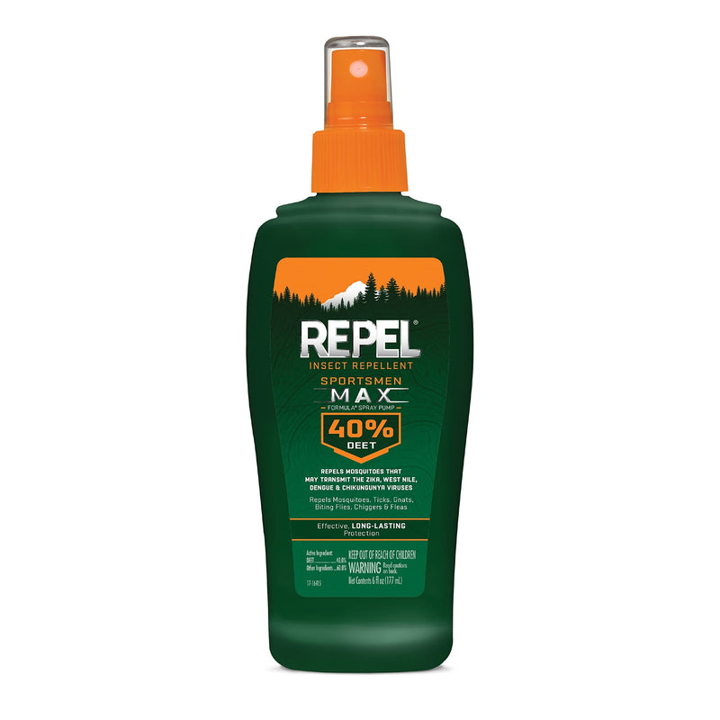 Repel 94101 6-Ounce Sportsmen Max Insect Repellent 40-Percent DEET Pump Spray, Case Pack of 1 - BeesActive Australia