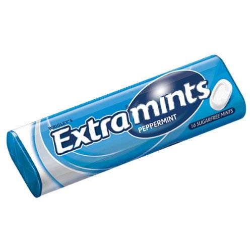 Wrigley's Extra Mints Peppermint Sugar Free Pack Of 16 Tubes 16 Count (Pack of 1) - BeesActive Australia