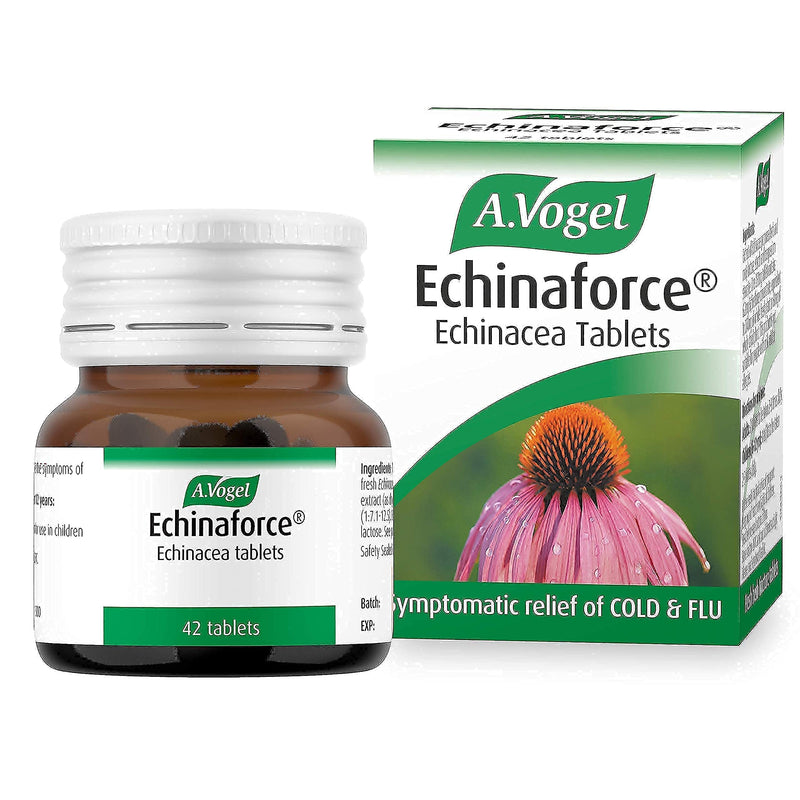 A.Vogel Echinaforce Echinacea Tablets | Relieves Cold & Flu Symptoms by Strengthening the immune System | 42 Tablets - BeesActive Australia