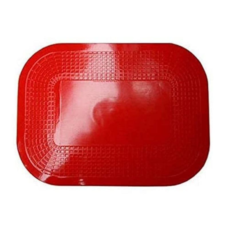 Dycem Non Slip Rectangular Pad 25 x 18 cm, Red, Precut Adhering Pad, Grip Assistance, Non-Toxic, Prevents Objects From Sliding or Rolling, Ideal for Cups, Plates and Eating Utensils 25 x 18 cm - Rectangular - BeesActive Australia