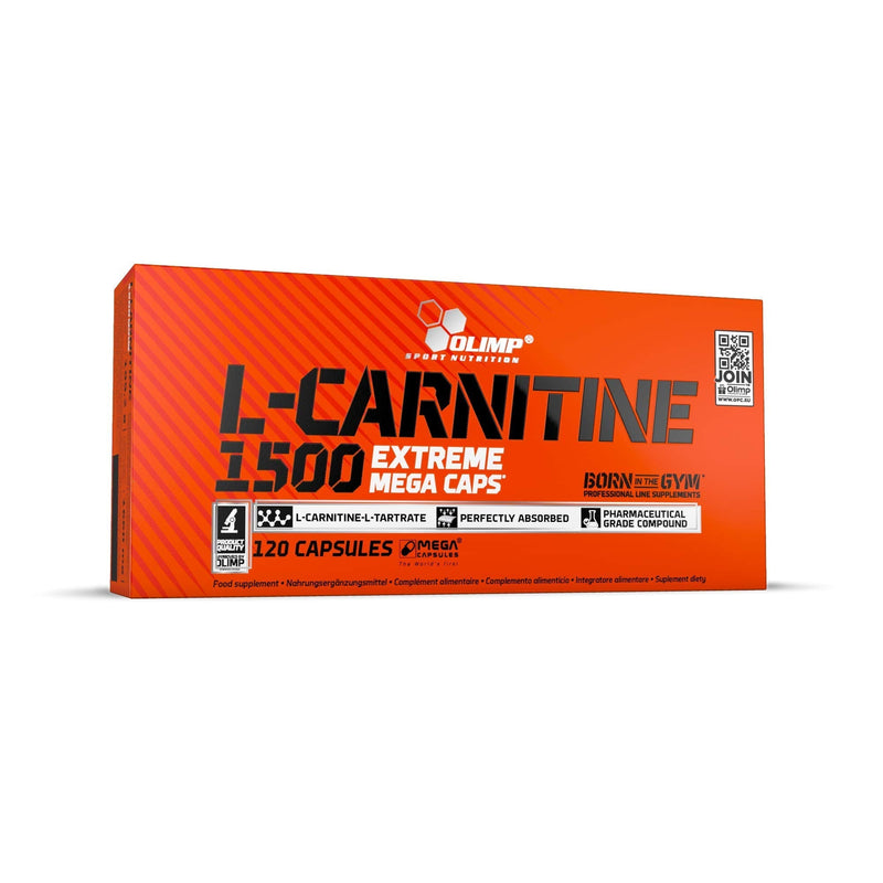 Olimp L-Carnitine 1500 Extreme Mega Capsules - Pack of 120 Capsules - BeesActive Australia