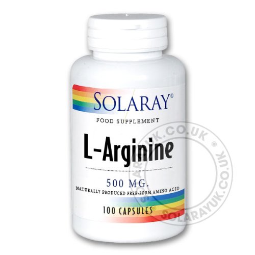Solaray L-Arginine 500mg 100 caps - BeesActive Australia