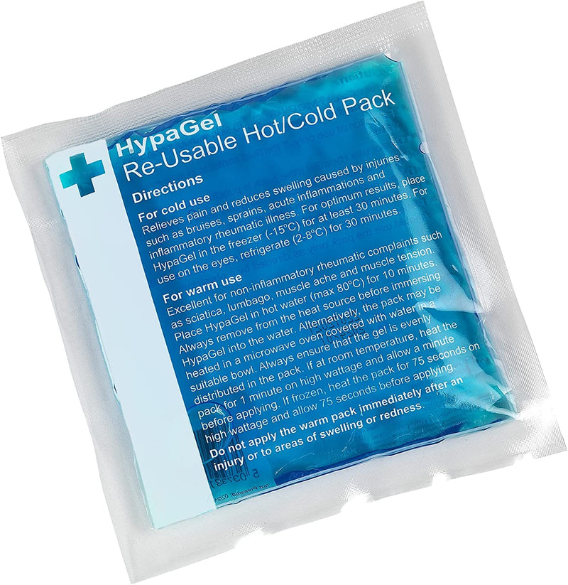 Safety First Aid Group HypaGel Hot/Cold Therapy Pack, Single Pack, Compact, 13 x 14 cm - BeesActive Australia