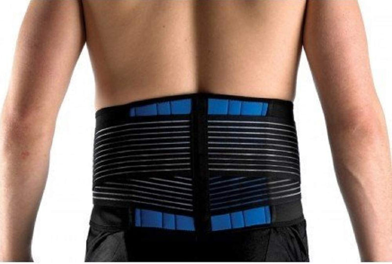 Body and Base TM, Adjustable Neoprene Double Pull Lumbar Support Lower Back Belt Brace Pain Relief (Medium Belt (28-32 Inches)) - BeesActive Australia