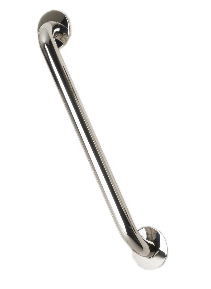 NRS Healthcare Polished Stainless Steel Grab Rail - 45 cm (18 inch) Length 45 cm (18-inch) Length - BeesActive Australia