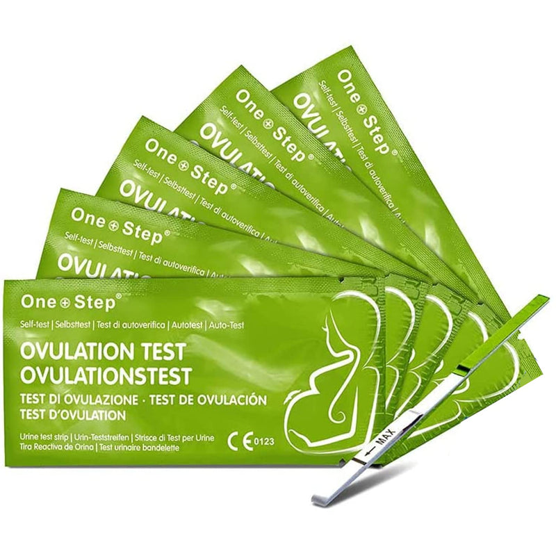 One Step: 30 Ovulation Test Strips - Highly Sensitive Fertility Tests - 20miu/ml Testing Kits - BeesActive Australia