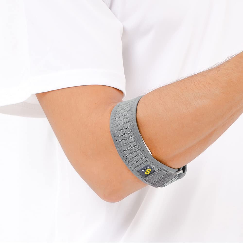 BRACOO EP40 Tennis Elbow Support Strap, Adjustable Brace with EVA Pad – Precise Clasp for Tennis/Golfer’s Elbow - BeesActive Australia
