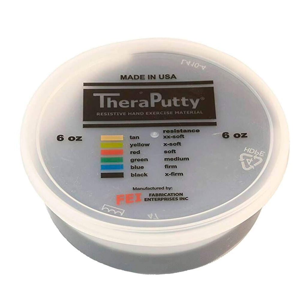 Antimicrobial CanDo TheraPutty - Therapeutic modelling clay - 6 oz - black (very strong) - BeesActive Australia