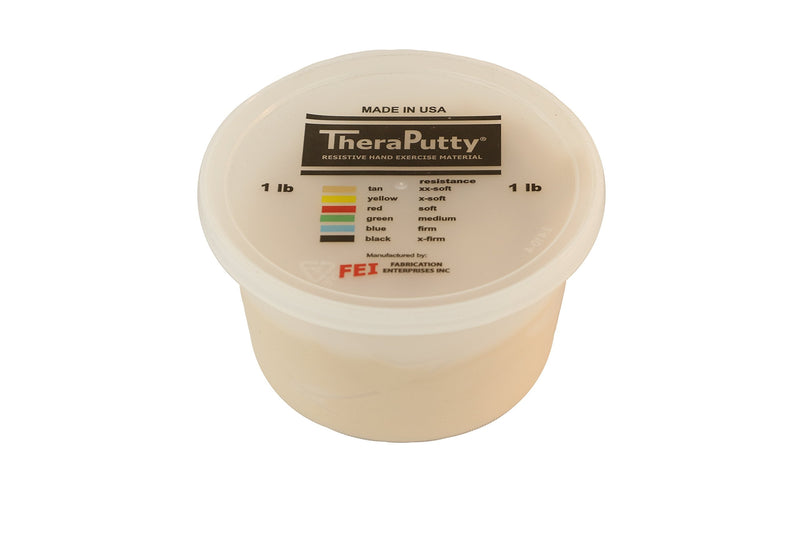 Antimicrobial CanDo TheraPutty - Therapeutic modelling clay - 1 lb - beige (very very light) Tan - BeesActive Australia