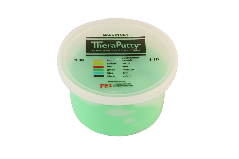 Antimicrobial CanDo TheraPutty - Therapeutic modelling clay - 1 lb - green (medium) - BeesActive Australia