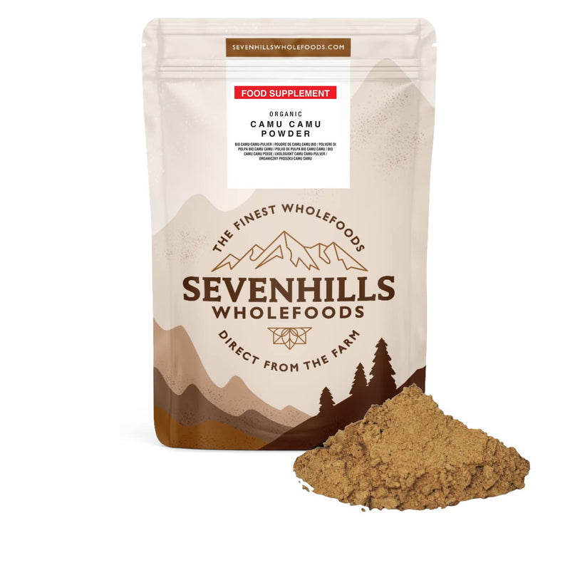 Sevenhills Wholefoods Organic Camu Camu Fruit Powder 250g, Natural Vitamin C 250 g (Pack of 1) - BeesActive Australia