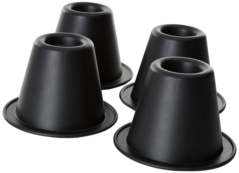NRS Healthcare Cone Furniture Raisers, 9 cm (3.5 inch) Height - Set of 4 90 mm (3½-inch) - BeesActive Australia