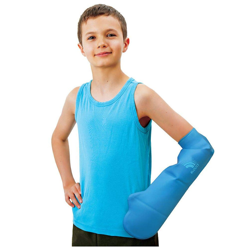 Bloccs Waterproof Cast Cover Arm, Swim, Shower & Bathe. Watertight Protector - #CSA71-M - Child Short Arm (Medium) M - BeesActive Australia