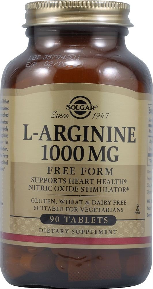Solgar L-arginine 1000 Mg Tablets, 90 - BeesActive Australia