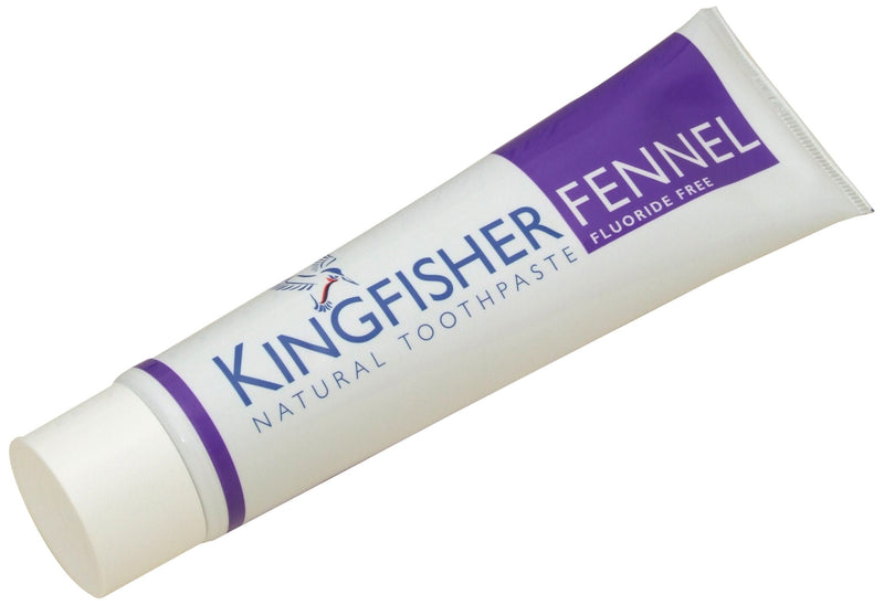 Kingfisher 100ml Fluoride Free Fennel Toothpaste, Pack of 3 - BeesActive Australia