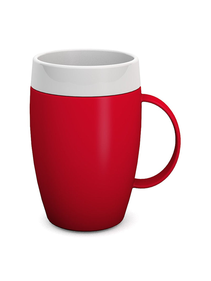 Ornamin Mug with Internal Cone 140 ml Red (model 905) | drinking aid, coffee cup, thermo mug, cup for elderly without accessories - BeesActive Australia