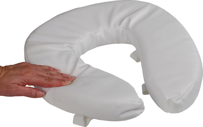 NRS Healthcare Soft Padded Raised Toilet / Commode Seat - 50 mm (2 inch) 50 mm (2-inch) - BeesActive Australia