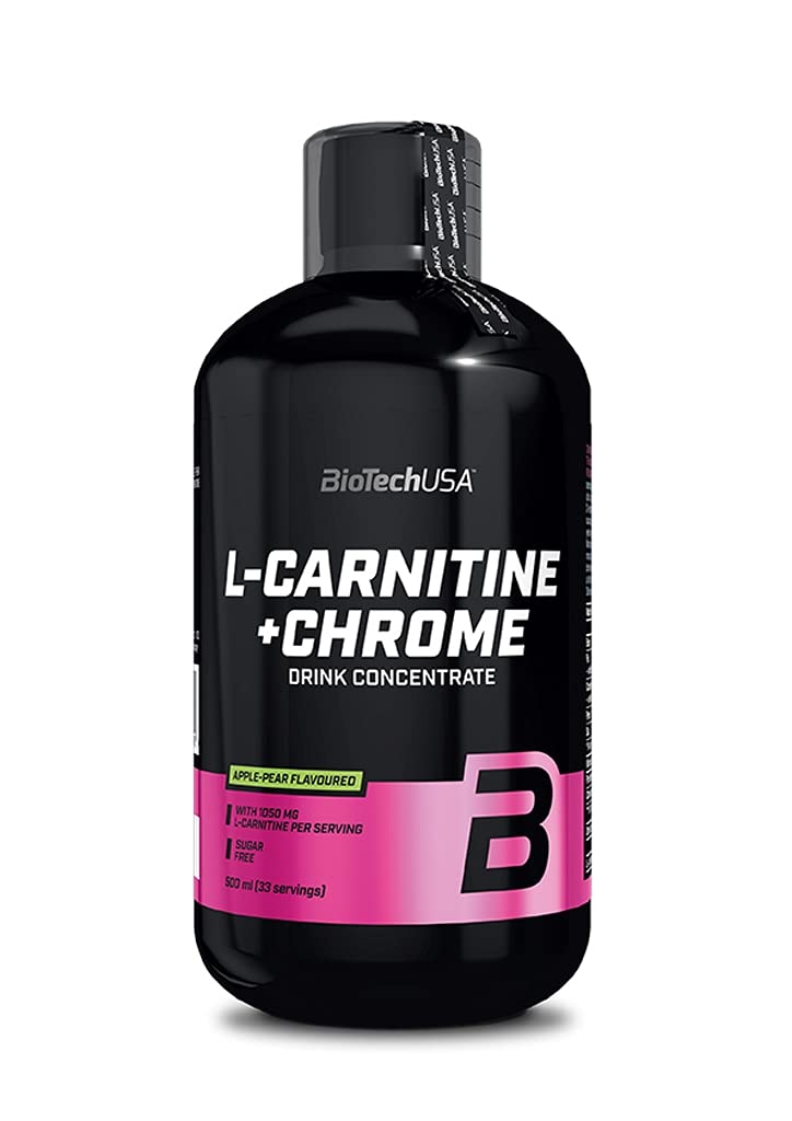 Biotech USA L-Carnitine + Chrome Concentrate Orange 500 ml - BeesActive Australia