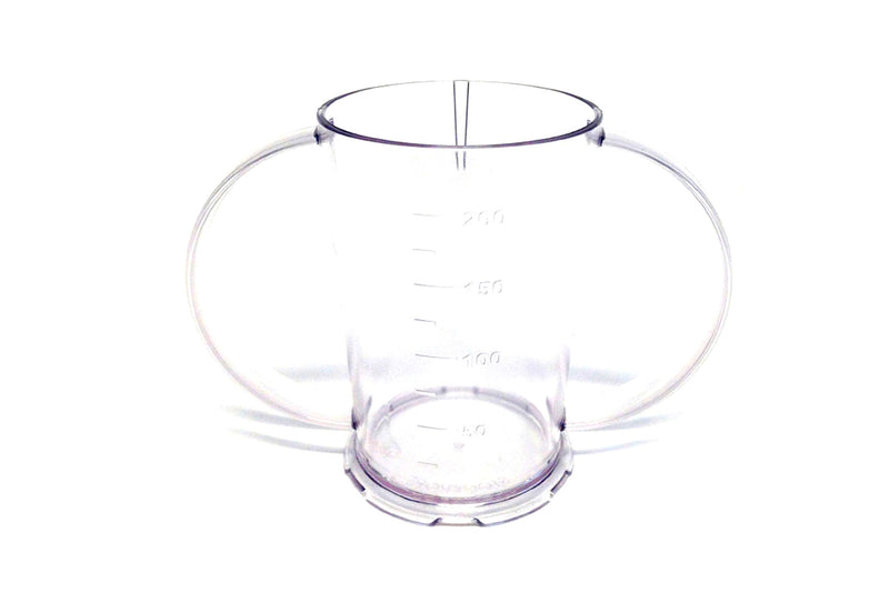 Harfield Polycarbonate Plastic Clear 2-Handled Beaker and Clear Wide Spout Reusable Virtually Unbreakable - BeesActive Australia