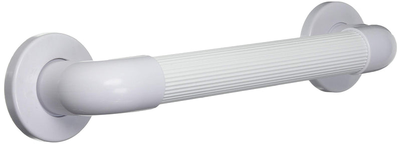 NRS Healthcare F19467 Plastic Fluted Grab Rail, White, 30 cm (12-inch) 30 cm (12-inch) - BeesActive Australia